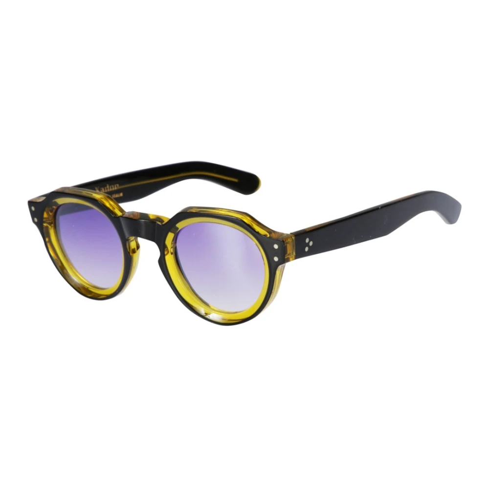 Kador Unisex Yellow Sunglasses, 46 Mm, Spike Sunglasses