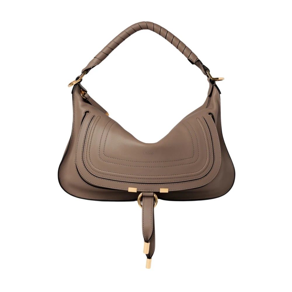Chloé Women's Beige Small Marcie Shoulder Bag - Woman Shoulder Bags One Size - Image 4