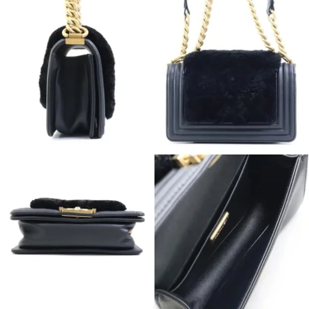 Chanel Vintage Pre-owned Fur chanel-bags Black Dames