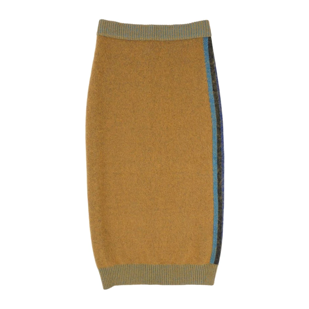 Circus Hotel Gestreepte Midi Rok Multicolor Dames