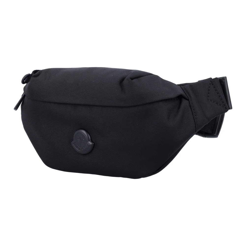 Moncler Zwarte handtas met verstelbare riem Black Heren