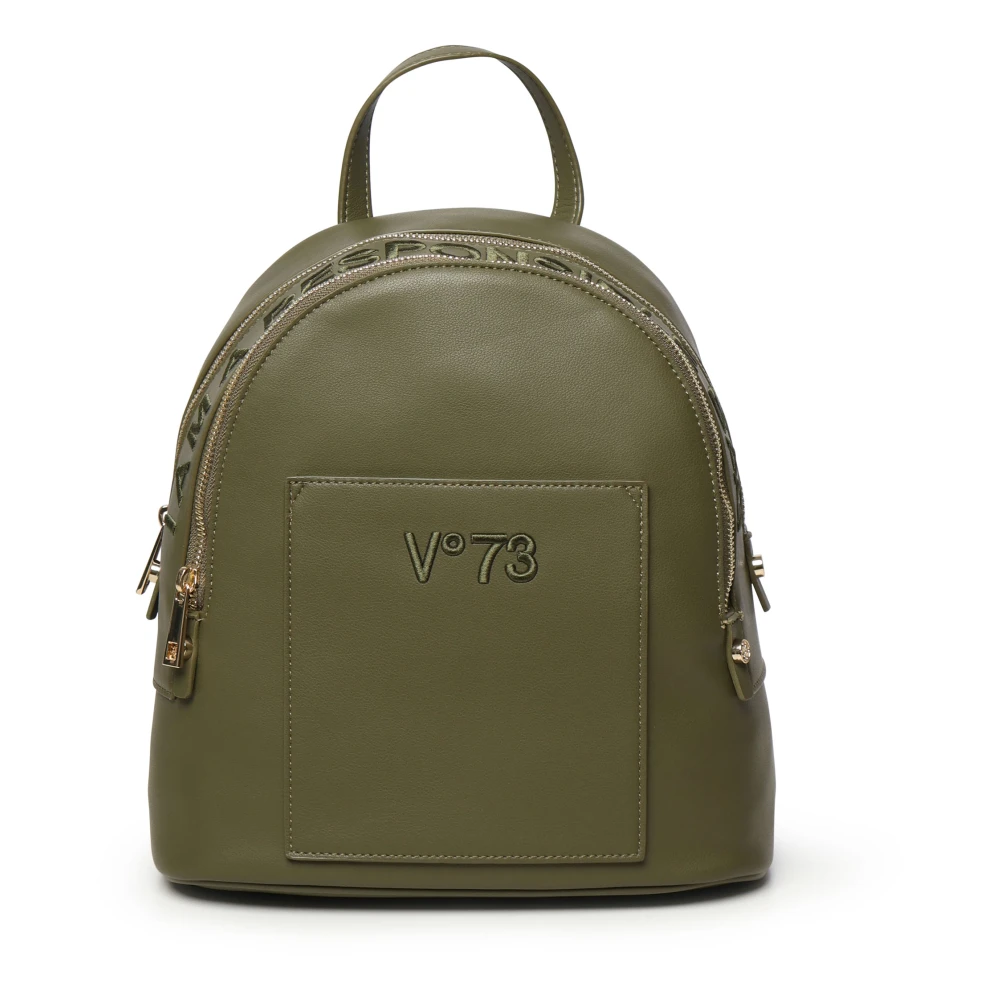 V73 Militair Groene Rugzak met Ritssluiting Green Dames