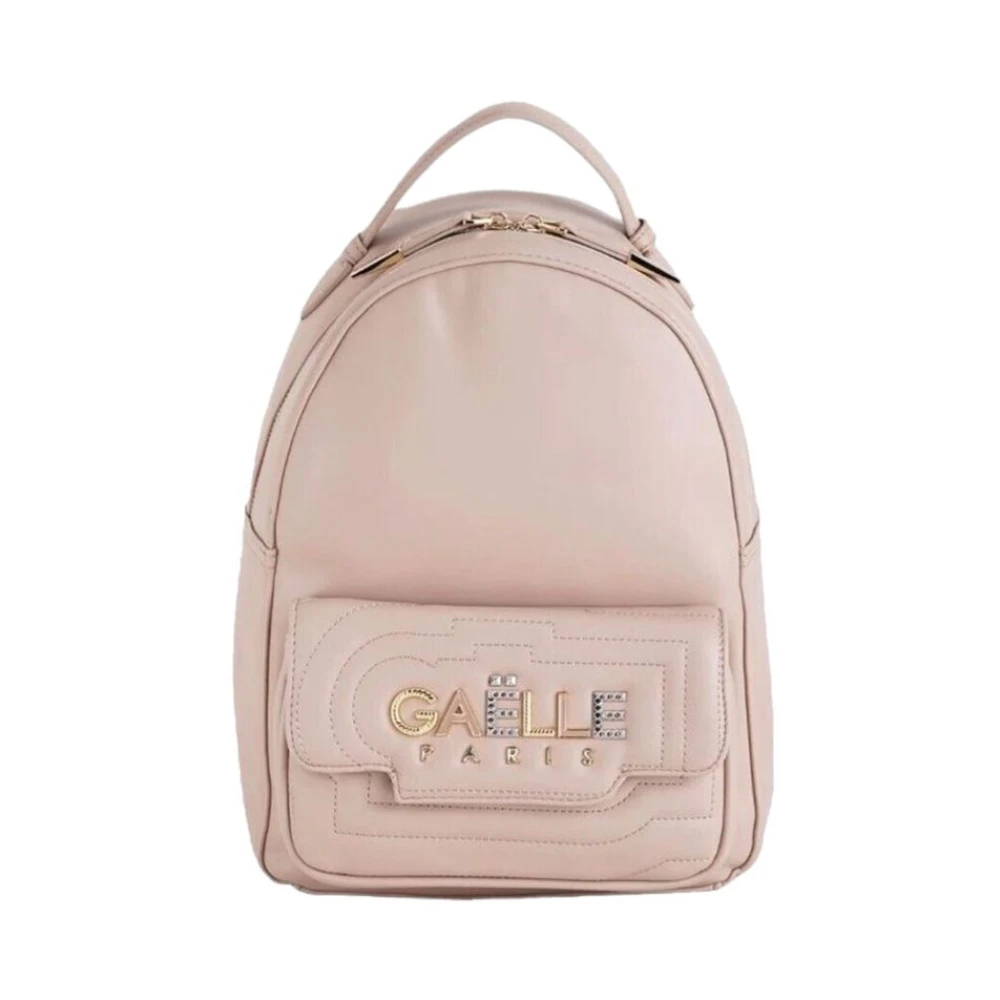 Gaëlle Paris Stijlvolle Rugzak voor Dagelijks Gebruik Beige Dames