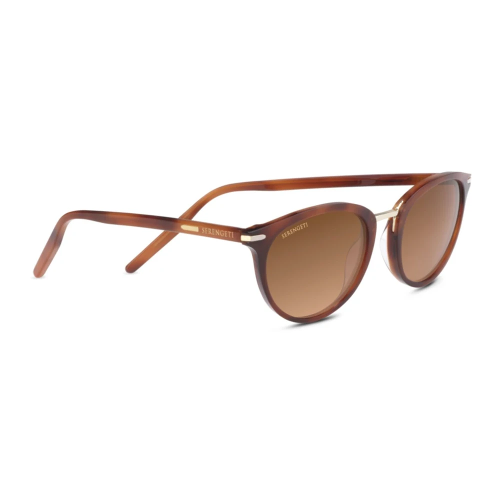 Serengeti Unisex Brown Elyna Stylish Sunglasses