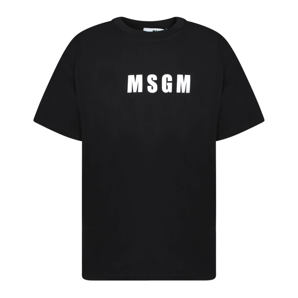 Msgm - Tops > T-Shirts - Black - Msgm - Modalova