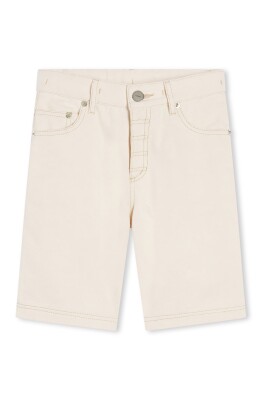 short-elegant-en-twill-de-coton-blanc