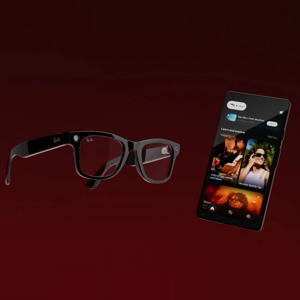 Ray-Ban Meta Skyler Fotochromatische Slimme Bril Black Dames