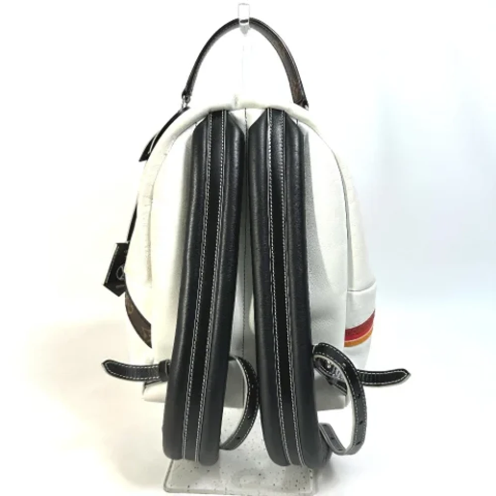 Louis Vuitton Vintage Pre-owned Leather shoulder-bags White Dames