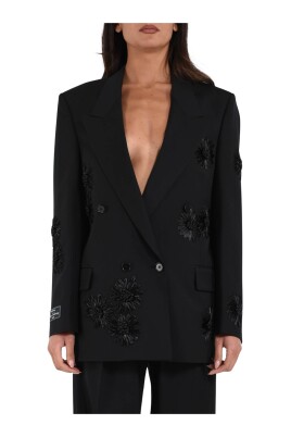 veste-a-double-boutonnage-avec-fleurs-en-raphia
