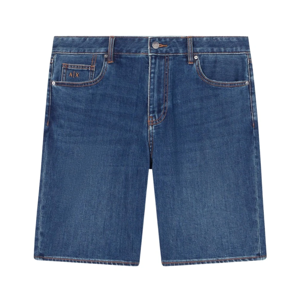 Armani Exchange Homme Bleu - Shorts En Jean - Shorts - Taille: W38
