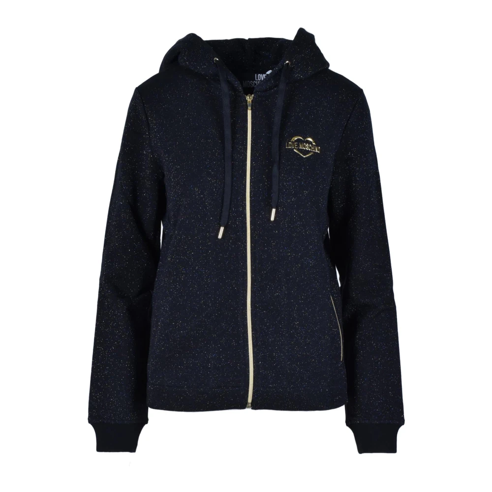 Love Moschino Katoenmix Sweater Blue Dames