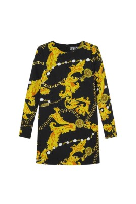 iconic-straight-dress-with-polyester-blend