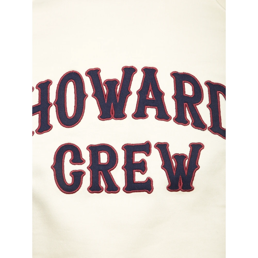 Wales Bonner Preppy Geribbelde Kraag Sweater White Heren