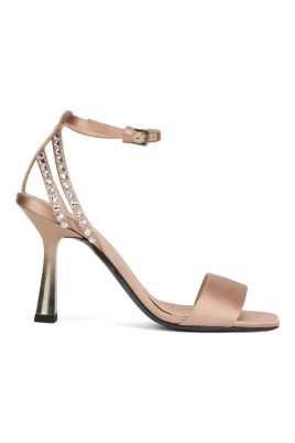 Satin aftonsandal