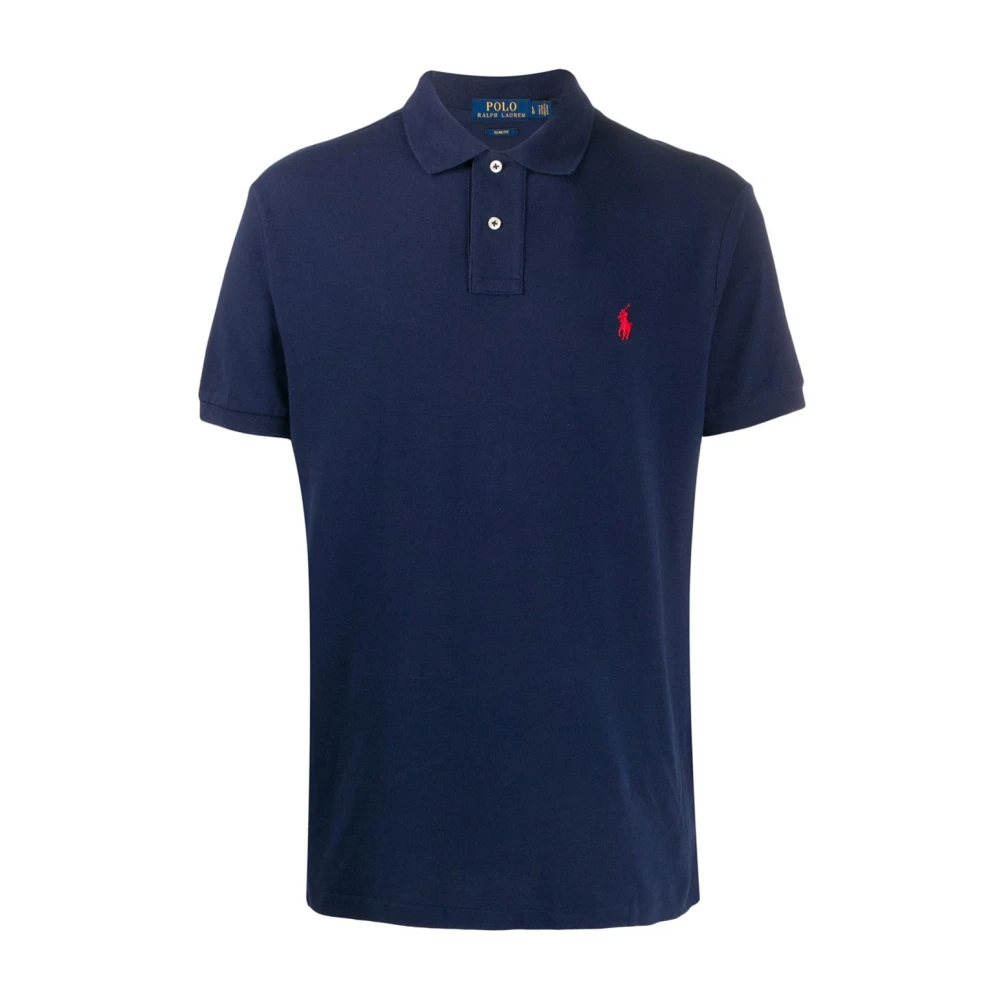 Polo Ralph Lauren Blå Slim Fit Pikétröja