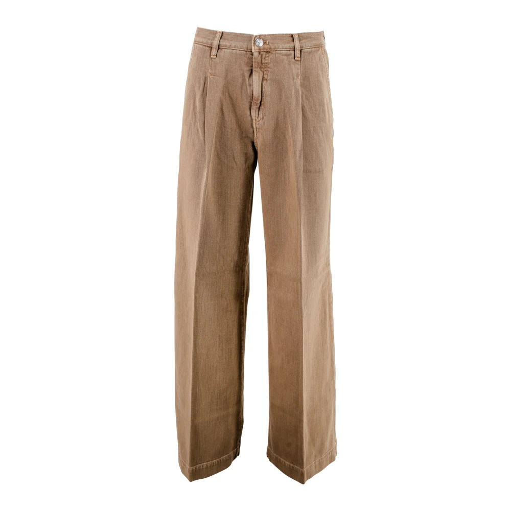 Nine In The Morning Bruine Broek voor een Stijlvolle Look Brown Dames