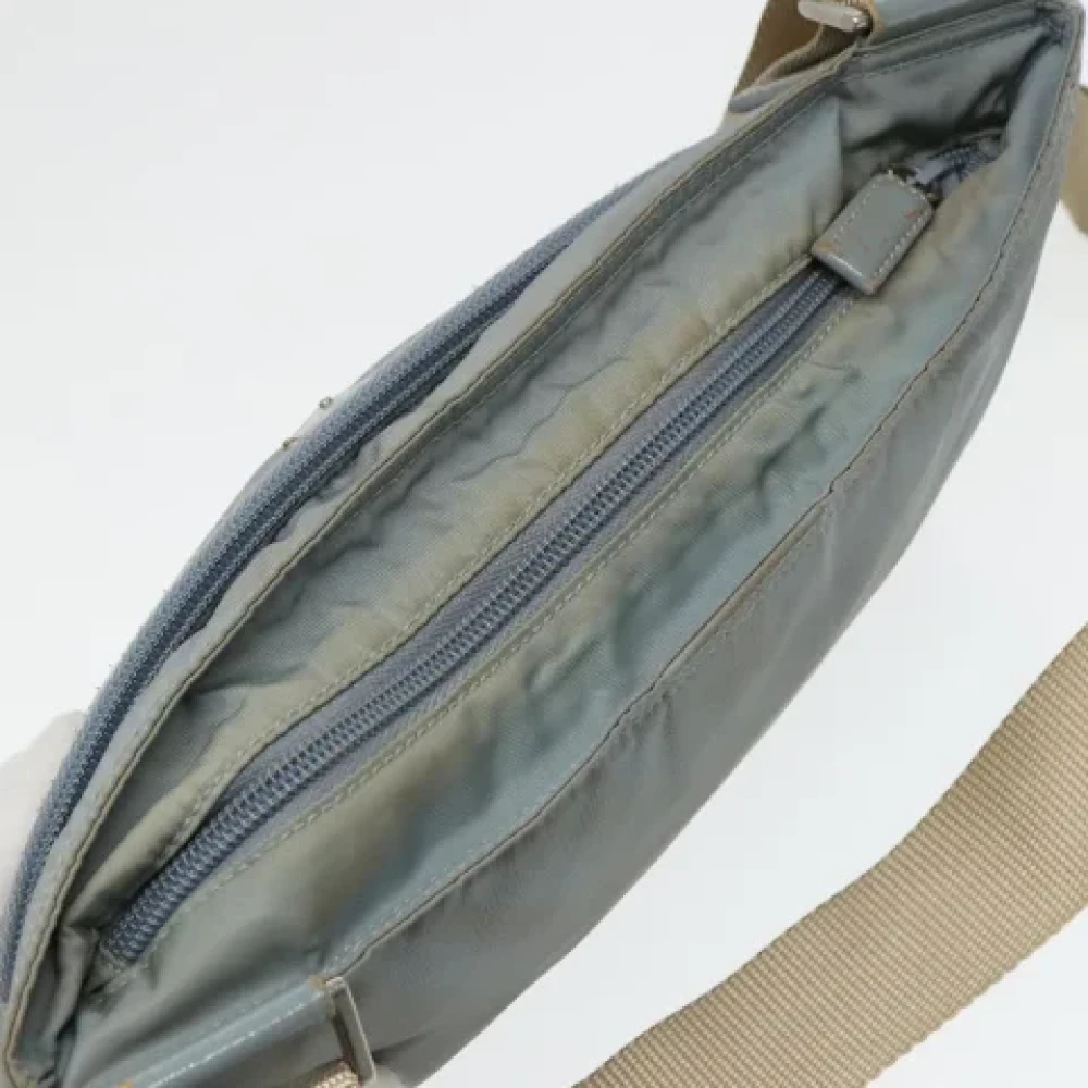 Prada Vintage Pre-owned Nylon prada-bags Blue Dames