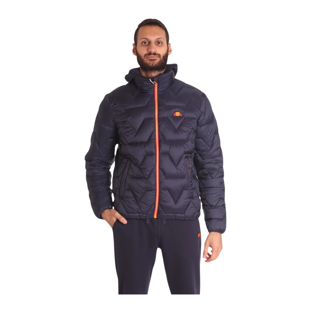 Ellesse Lichtgewicht Fake-Down Jas Blauw Salute Blue Heren