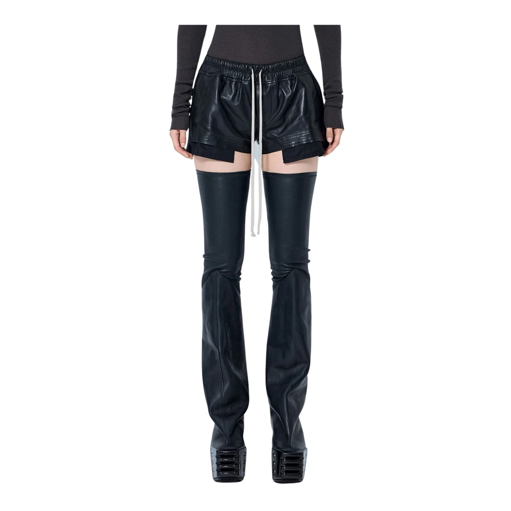 Rick Owens Black Short Shorts, Female, M, Fog Boxers