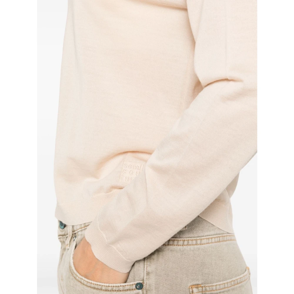 Semicouture Maan Alejandra Stijlvolle Modedress Beige Dames