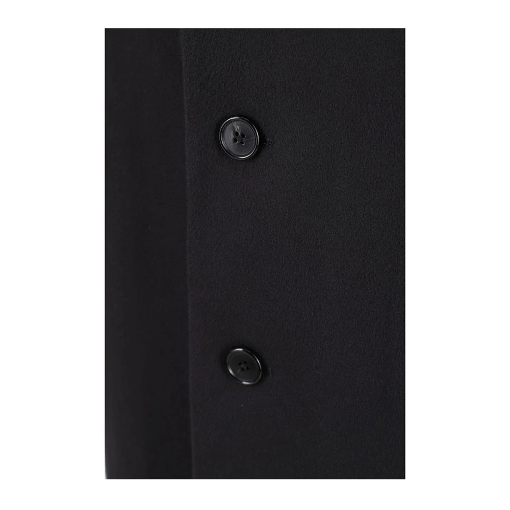 PS By Paul Smith Kasjmier Jas met Piek Revers en Knoopsluiting Blue Heren