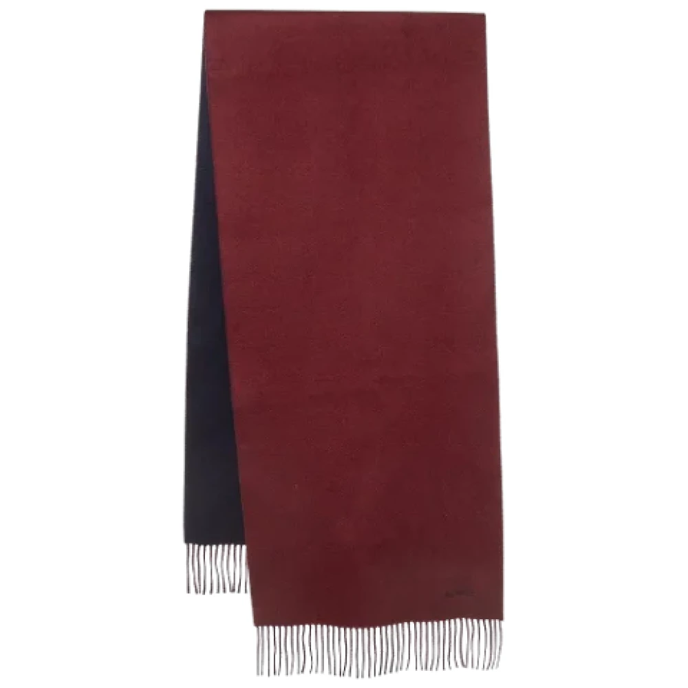 Hermès Vintage Pre-owned Cashmere scarves Red Dames