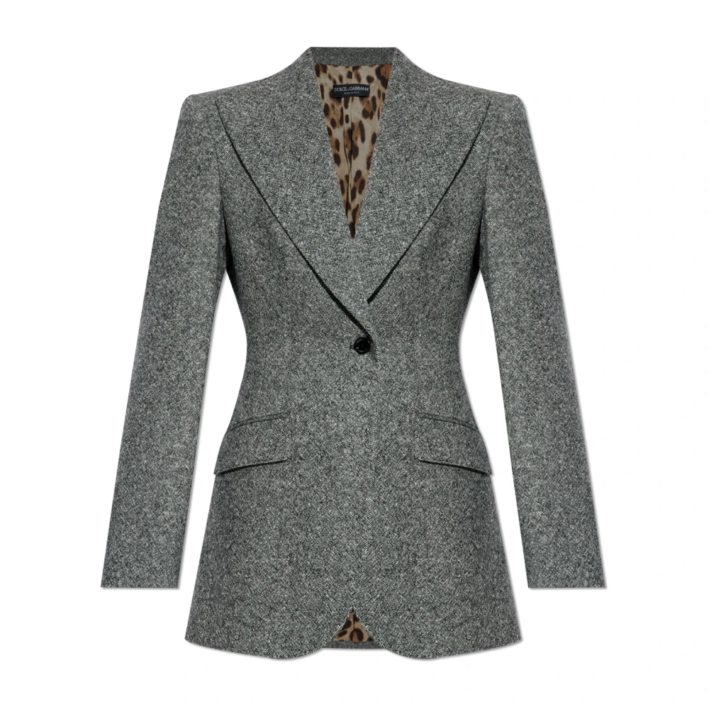 Dolce & Gabbana Donna Grigio - Blazer In Lana - Jackets - S