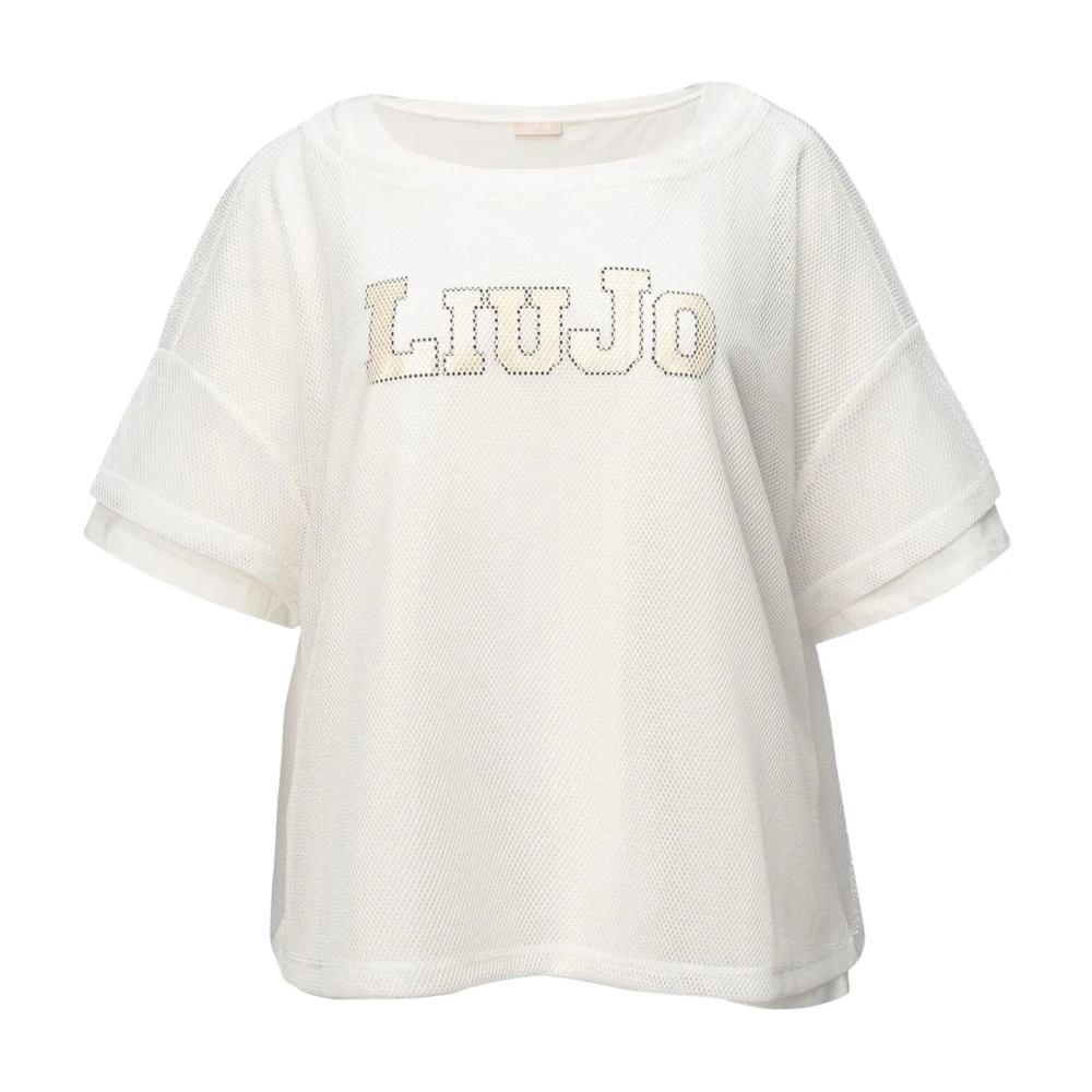 Liu Jo Korte Mouw T-shirt White Dames