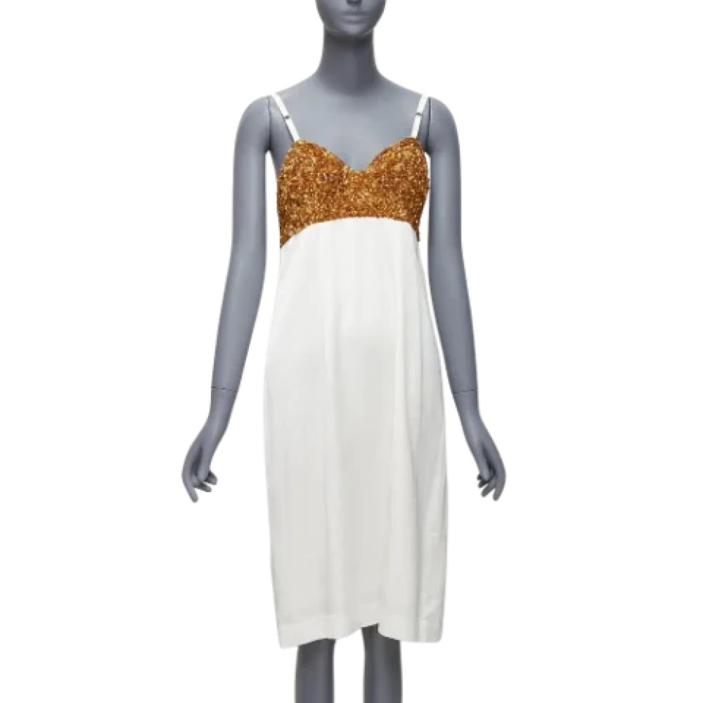 Dries van Noten Pre-owned Fabric dresses Yellow Dames