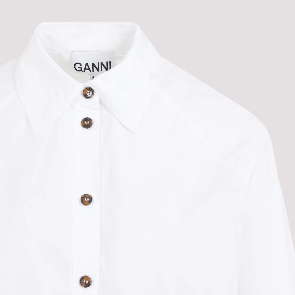 Ganni Shirts White Dames