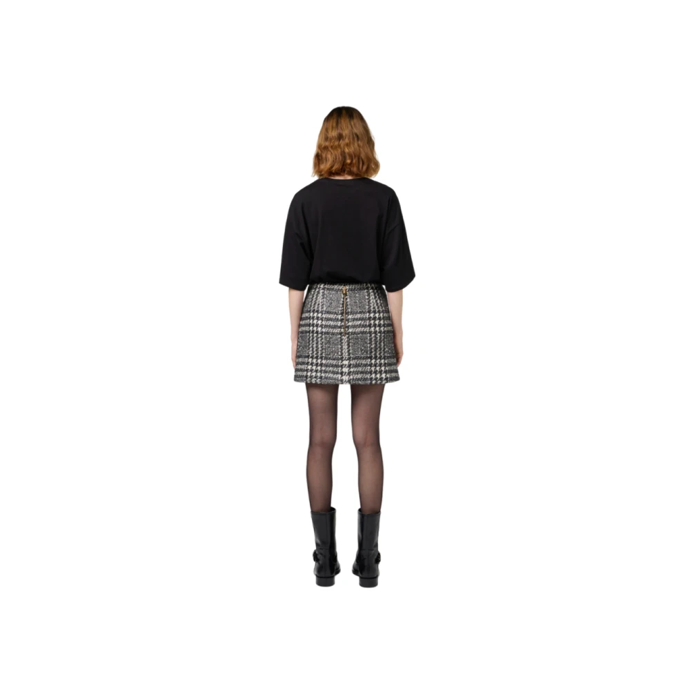 Elisabetta Franchi Zwarte Truien voor Vrouwen Black Dames