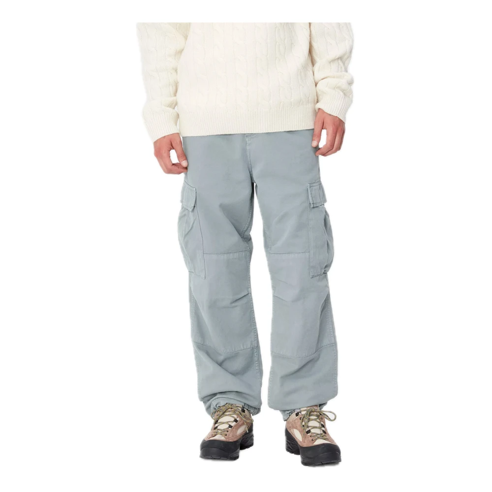 Carhartt WIP Cargo Broek met Militaire Stijl Gray Heren