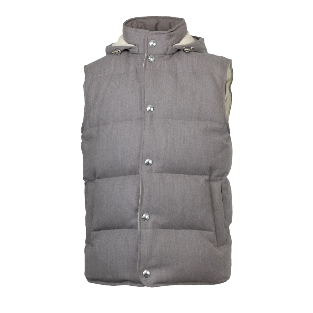 Eleventy - Jackets > Vests - Gray - Eleventy - Modalova