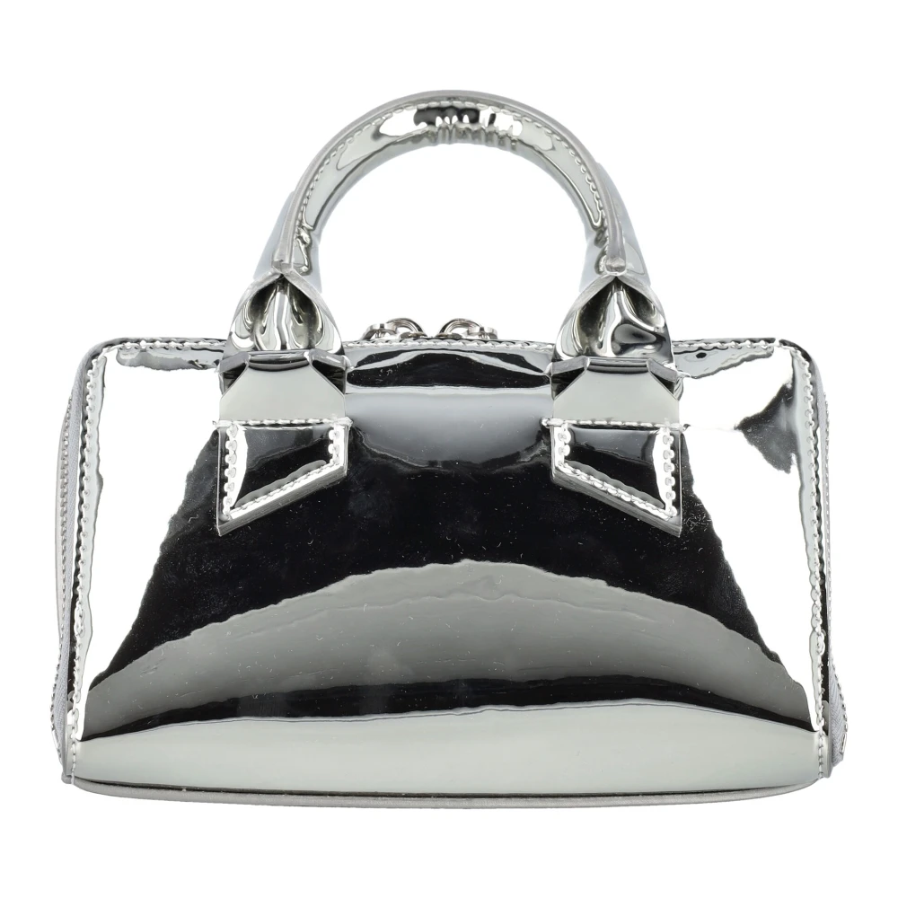 The Attico Zilveren Aw23 Dames Handtas Stijlvol en Functioneel Gray Dames