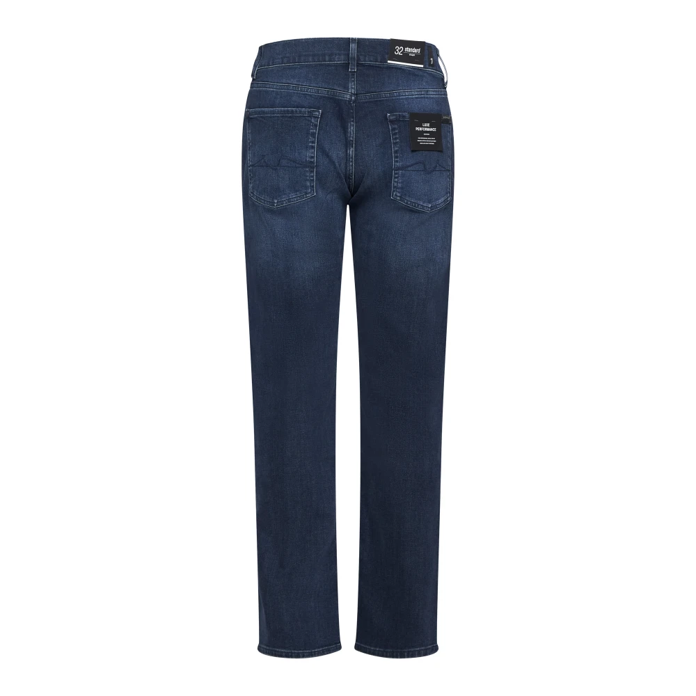 7 For All Mankind Blauwe Denim Jeans Blue Heren