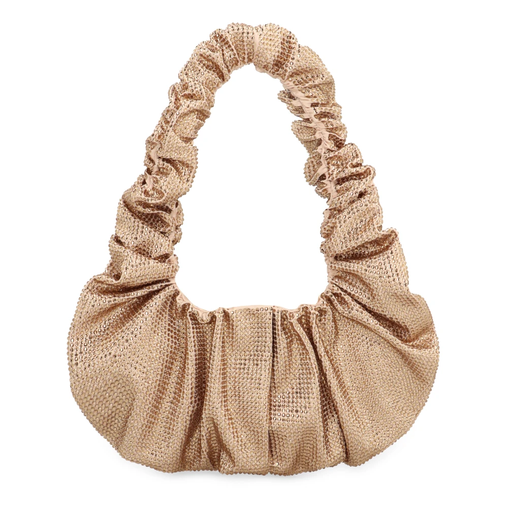 Giuseppe Di Morabito Tas met kristallen en magnetische sluiting Yellow Dames