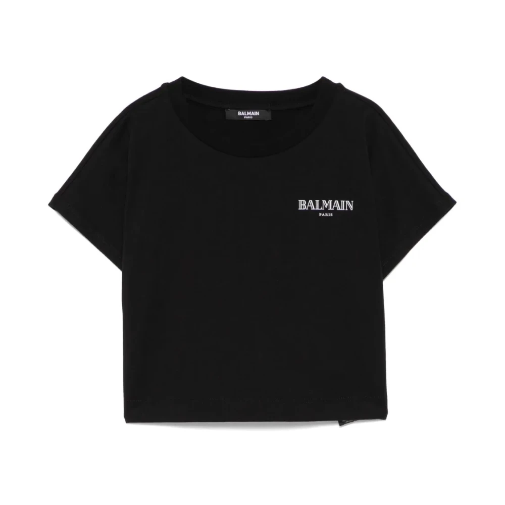 Balmain Flickans Snygga T-shirt Black, Flicka