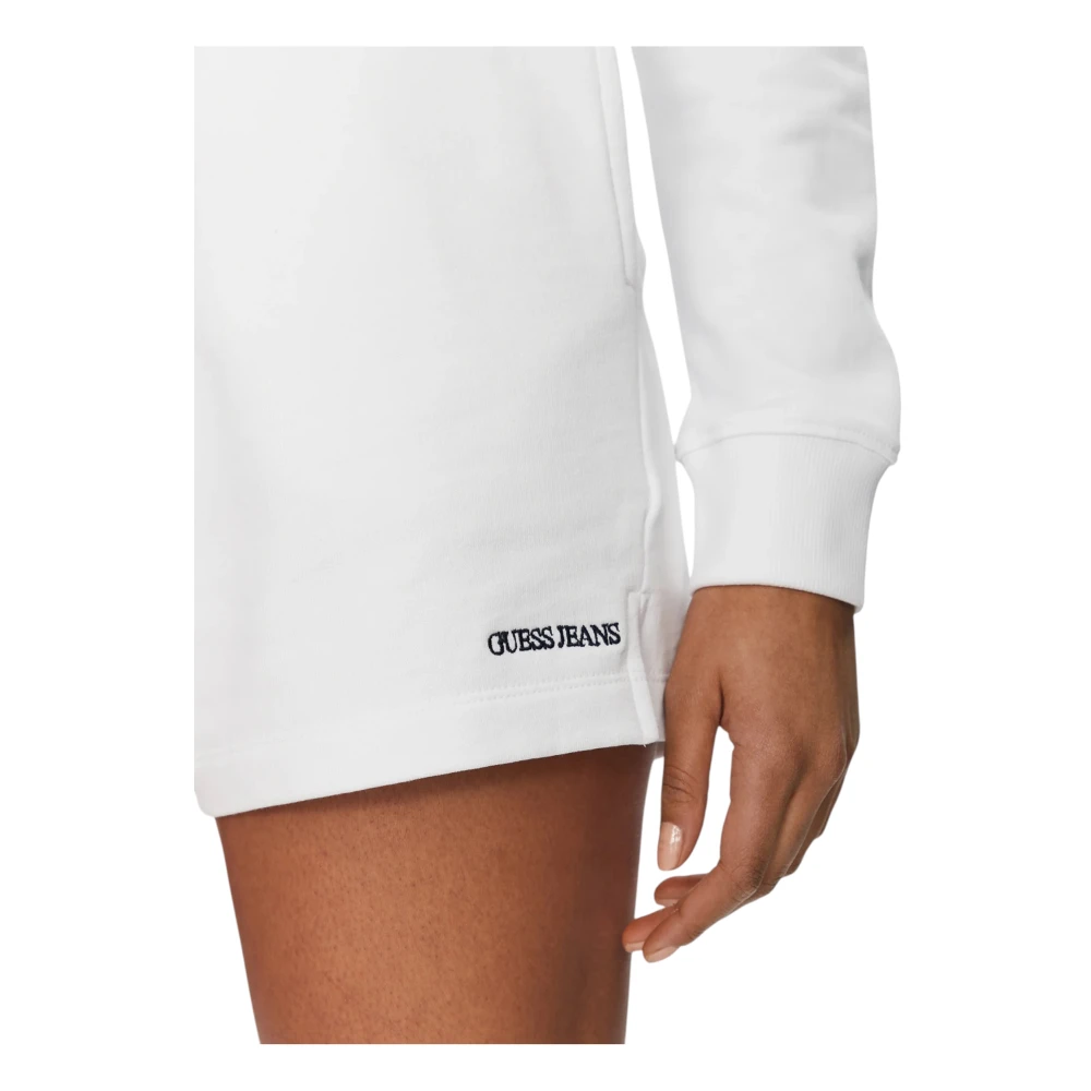 Guess Organische Katoen Dames Shorts Regular Fit White Dames