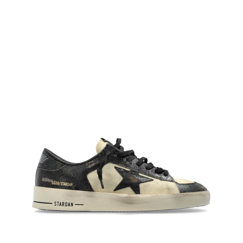 Golden Goose Zwarte Sneakers voor Heren Stijlvol Model Heren Schoenen Veelkleurig Multicolor