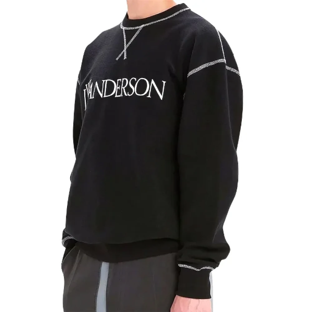 JW Anderson Pre-owned Cotton tops Black Heren