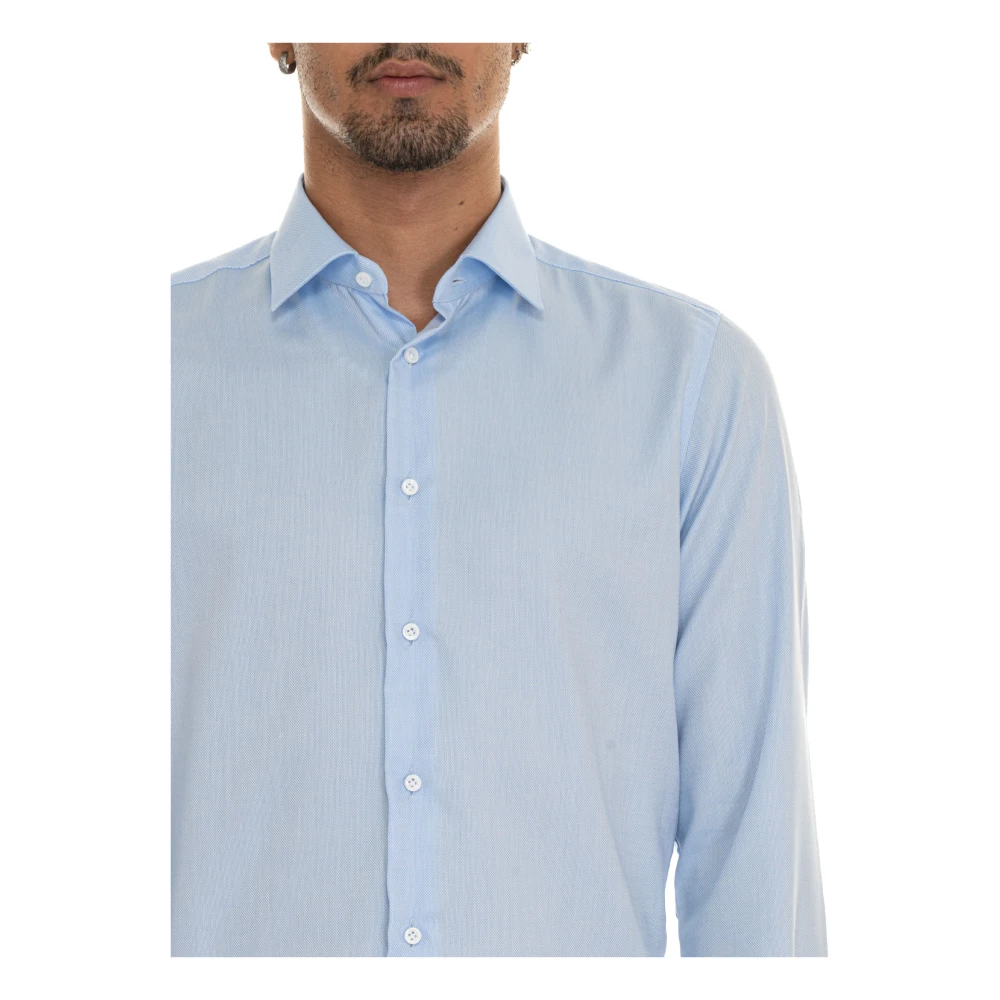 Càrrel Italiaanse Oxford Overhemd Blue Heren