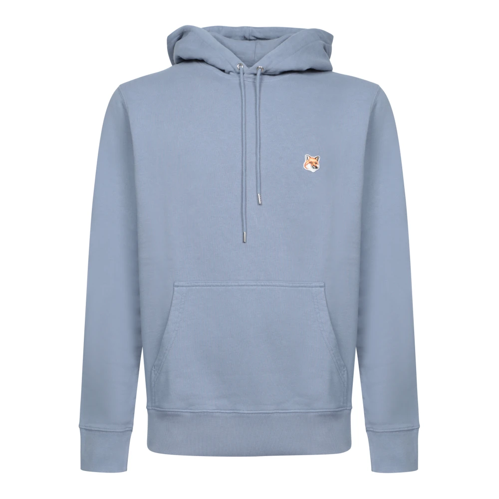 Maison Kitsuné Blauwe Sweatshirt Ultiem Comfort Stijl Blue Heren