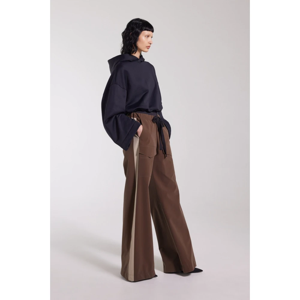Stutterheim Gestreepte Waterdichte Broek Brown Dames