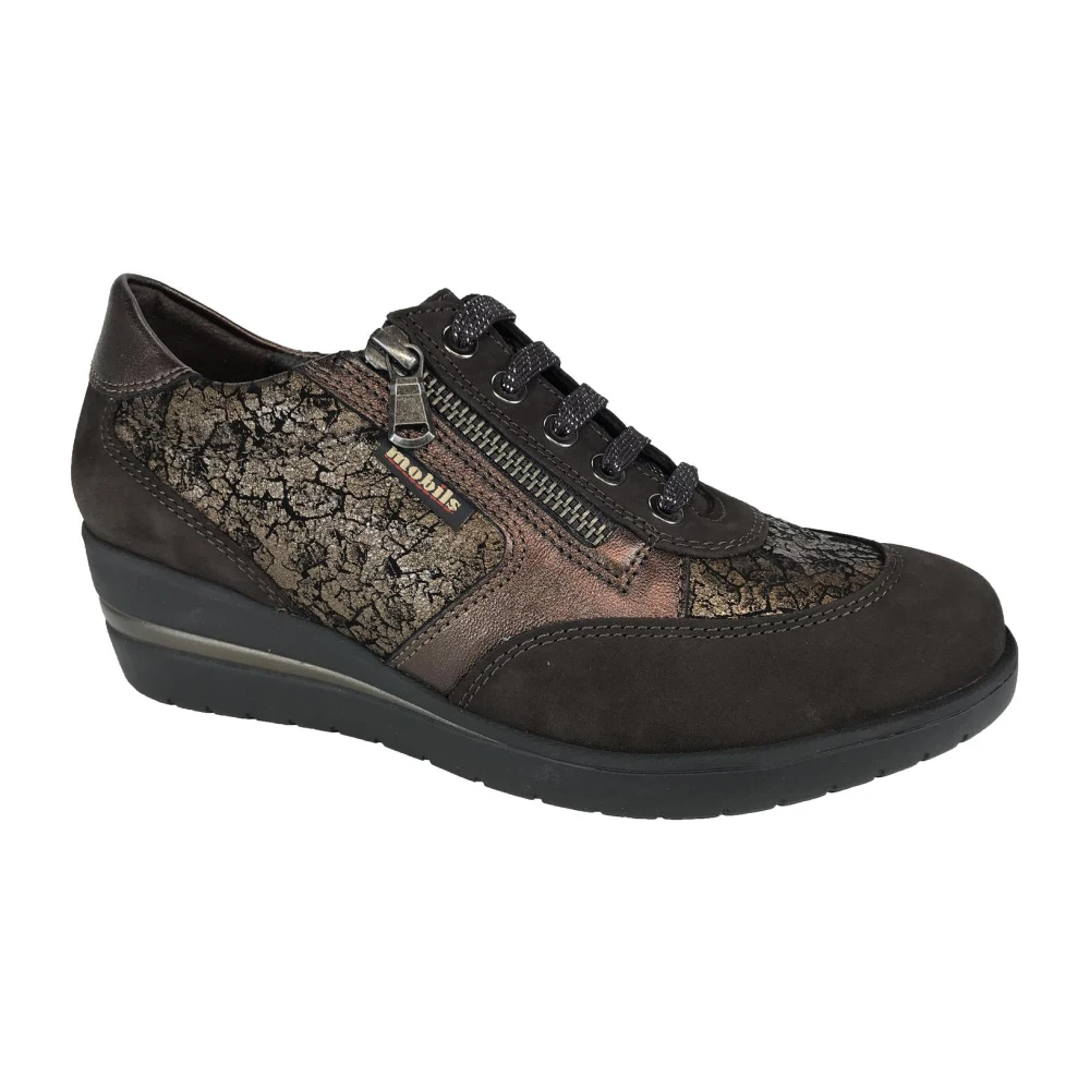 Mephisto Stijlvolle Sneakers Upgrade Collectie Dames Schoenen Bruin