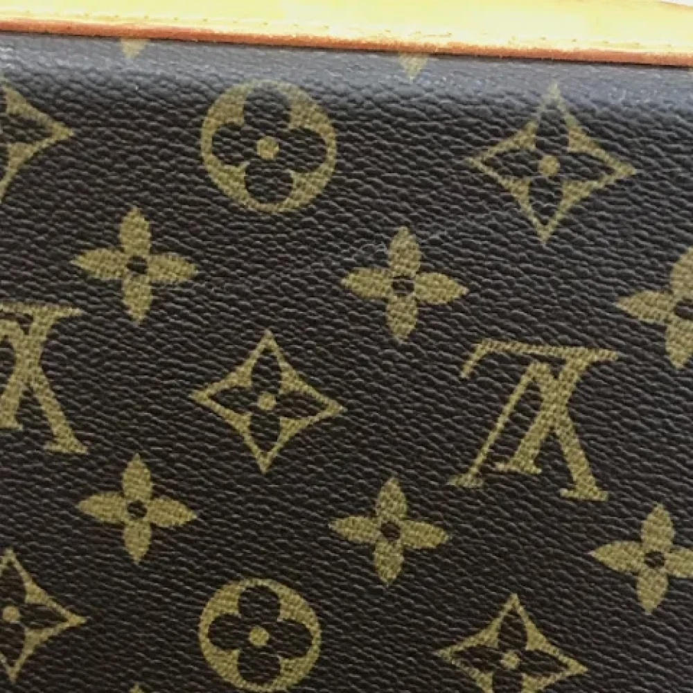 Louis Vuitton Vintage Pre-owned Cotton louis-vuitton-bags Brown Dames