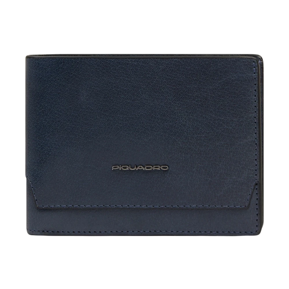 Piquadro Herren Blau Geldbörse Mit Münzfach