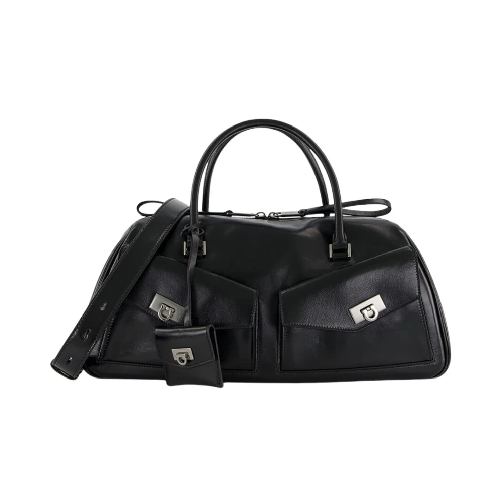 Ferragamo Women's Black Harley Top Handle Bag