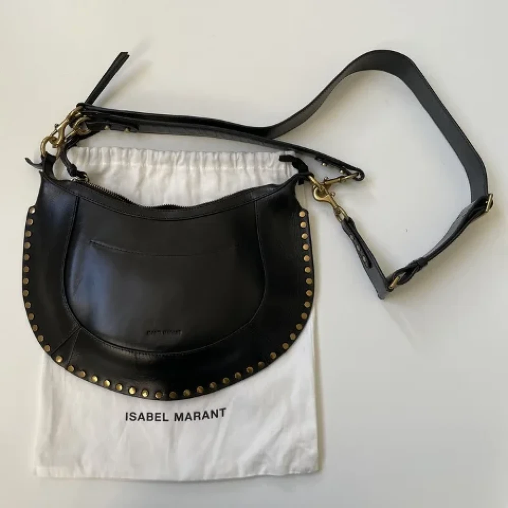 Isabel Marant Pre-owned Leather shoulder-bags Black Dames