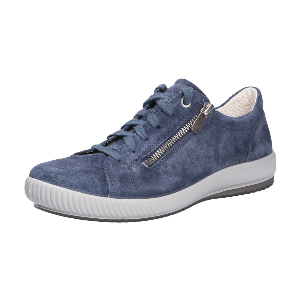 Superfit Comfortabele Veterschoen van Zacht Veloursleer Dames Schoenen Blauw