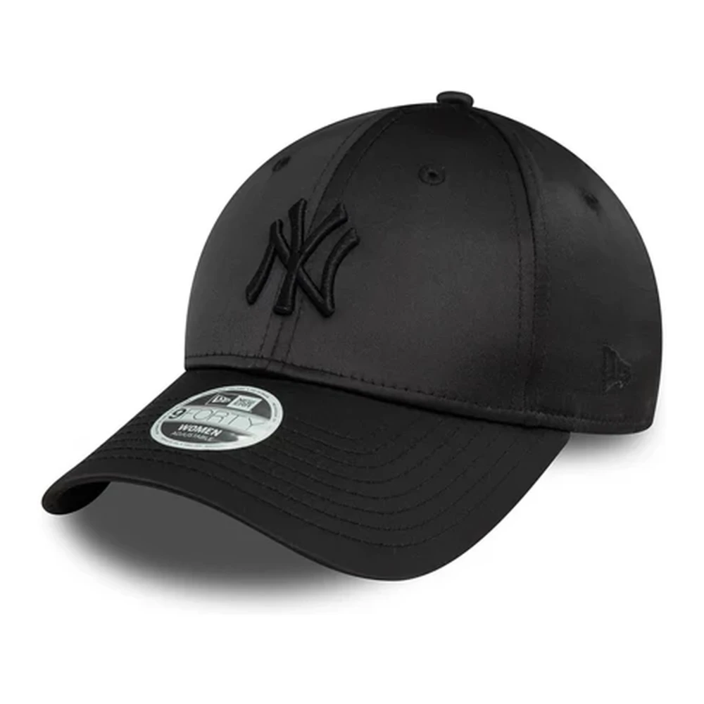 new era Zwarte Yankees Satijnen Pet Black Heren